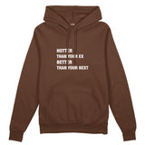Hotter & Better Oversize Hoodie - Kahverengi - ön görünüm
