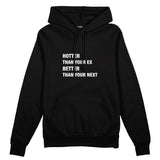 Hotter & Better Oversize Hoodie - Siyah - ön görünüm