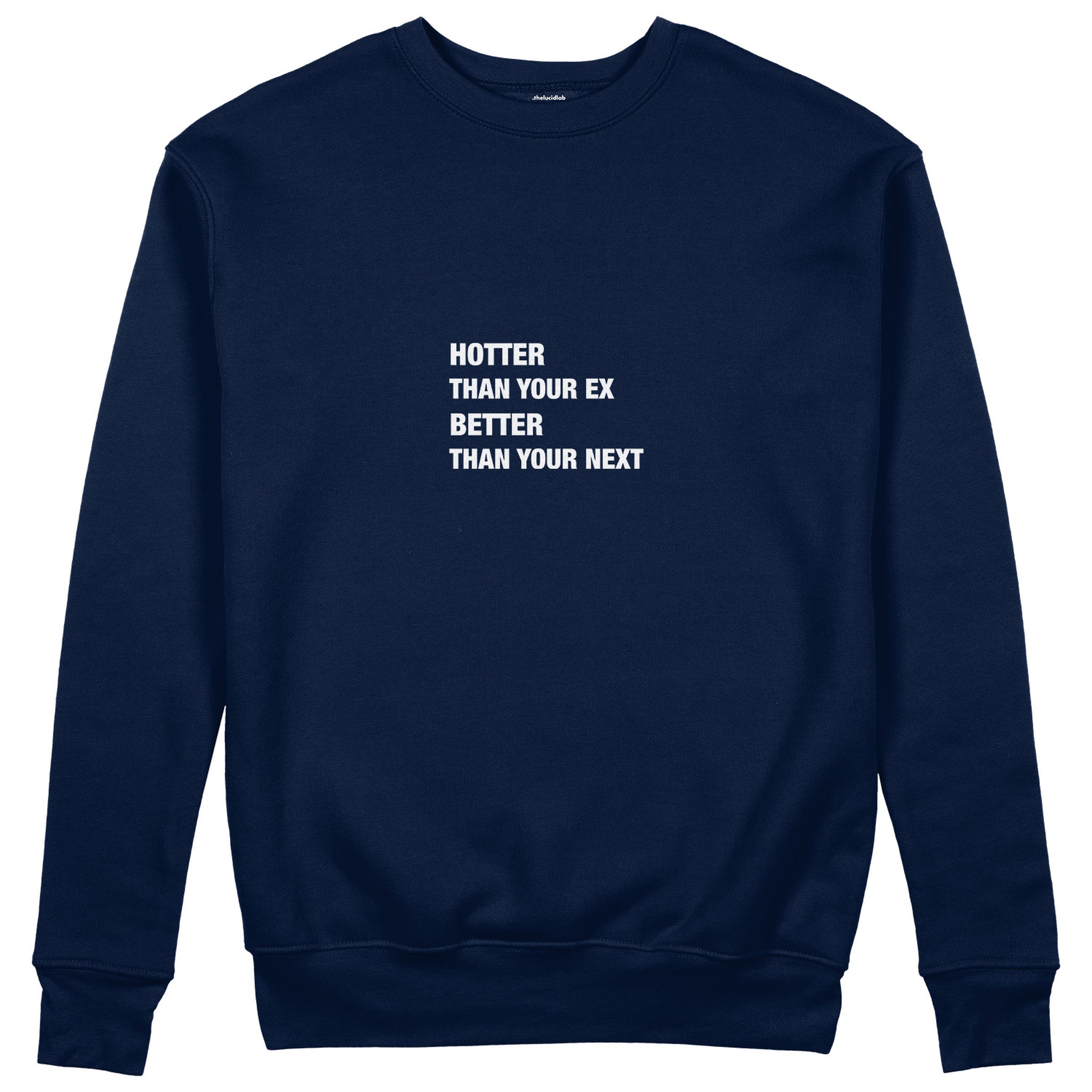 Hotter & Better Sweatshirt - Lacivert - ön görünüm