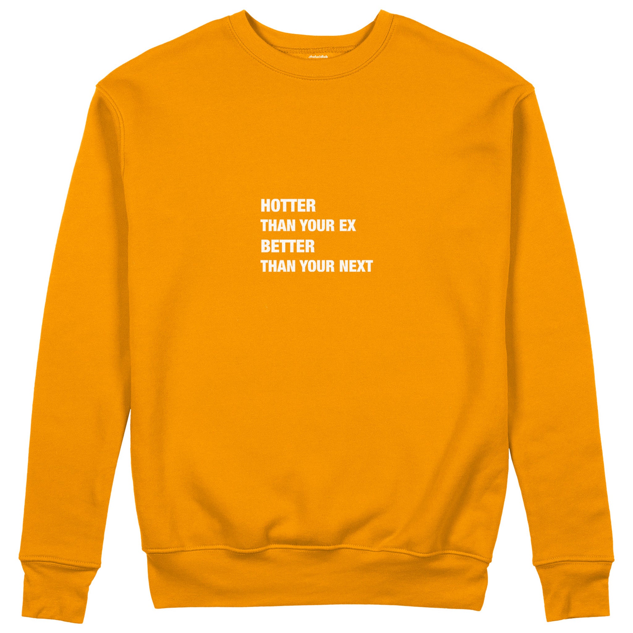 Hotter & Better Sweatshirt - Turuncu - ön görünüm