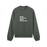 Hotter & Better Oversize Sweatshirt - Antrasit - ön görünüm