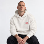 German Grand Prix – Nürburgring Grand Prix Hoodie – Beyaz – model üzerinde ön görünüm