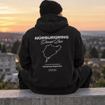 German Grand Prix – Nürburgring Grand Prix Hoodie – Siyah – model üzerinde arka görünüm
