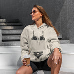 Noir Seduce Hoodie – Krem – model üzerinde ön görünüm