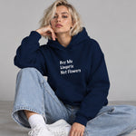 Buy Me Lingerie Oversize Hoodie – Lacivert – model üzerinde ön görünüm