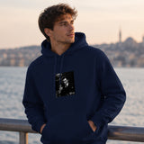Michael Corleone Hoodie – Lacivert – model üzerinde ön görünüm