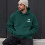 Monaco Grand Prix Hoodie – Koyu Yeşil – model üzerinde ön görünüm