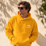 Monaco Grand Prix Hoodie – Turuncu – model üzerinde ön görünüm