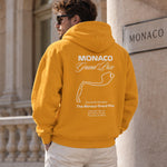 Monaco Grand Prix Hoodie – Turuncu – model üzerinde arka görünüm