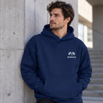 Monaco Grand Prix Hoodie – Lacivert – model üzerinde ön görünüm