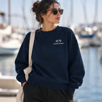 German Grand Prix – Nürburgring Grand Prix Oversize Sweatshirt – Lacivert – model üzerinde ön görünüm