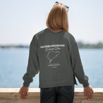 German Grand Prix – Nürburgring Grand Prix Oversize Sweatshirt – Antrasit – model üzerinde arka görünüm