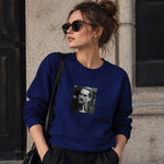 Vito Corleone Sweatshirt – Lacivert – model üzerinde ön görünüm