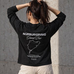 German Grand Prix – Nürburgring Grand Prix Sweatshirt – Siyah – model üzerinde arka görünüm