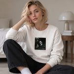 Michael Corleone Sweatshirt – Beyaz – model üzerinde ön görünüm