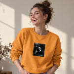 Michael Corleone Sweatshirt – Turuncu – model üzerinde ön görünüm