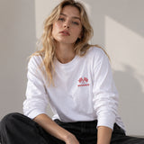 Monaco Grand Prix Sweatshirt – Beyaz – model üzerinde ön görünüm