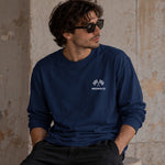 Monaco Grand Prix Sweatshirt – Lacivert – model üzerinde ön görünüm