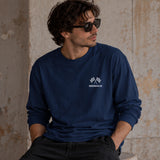 Monaco Grand Prix Sweatshirt – Lacivert – model üzerinde ön görünüm