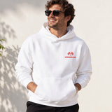 German Grand Prix – Nürburgring Grand Prix Oversize Hoodie – Beyaz – model üzerinde ön görünüm