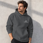 Spa-Francorchamps Grand Prix Oversize Hoodie – Antrasit – model üzerinde ön görünüm