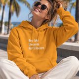 Buy Me Lingerie Hoodie – Turuncu – model üzerinde ön görünüm