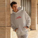 Can We Fuck Hoodie – Krem – model üzerinde ön görünüm