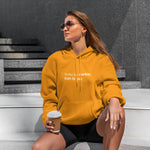 Wake Up Barbie Hoodie – Turuncu – model üzerinde ön görünüm
