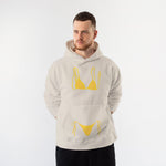 Yellow Bikini Hoodie – Krem – model üzerinde ön görünüm