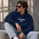 My Prime Era Hoodie – Lacivert – model üzerinde ön görünüm