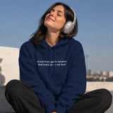 Good Boys & Bad Boys Hoodie – Lacivert – model üzerinde ön görünüm