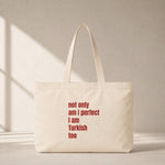 I Am Turkish Too Club Tote Bag – ön görünüm