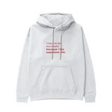 I Like Expensive Shit Hoodie - Beyaz - ön görünüm