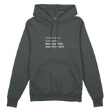 I Like Expensive Shit Oversize Hoodie - Antrasit - ön görünüm