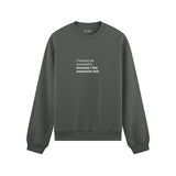 I Like Expensive Shit Oversize Sweatshirt - Antrasit - ön görünüm