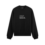 I Like Expensive Shit Oversize Sweatshirt - Siyah - ön görünüm