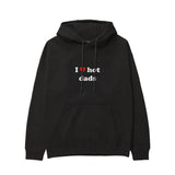 I Love Hot Dads Hoodie - Siyah - ön görünüm