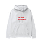 I'm Tired Hoodie - Beyaz - ön görünüm