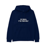 I'm Tired Hoodie - Lacivert - ön görünüm