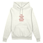 I Miss Is Extra Money Oversize Hoodie - Beyaz - ön görünüm