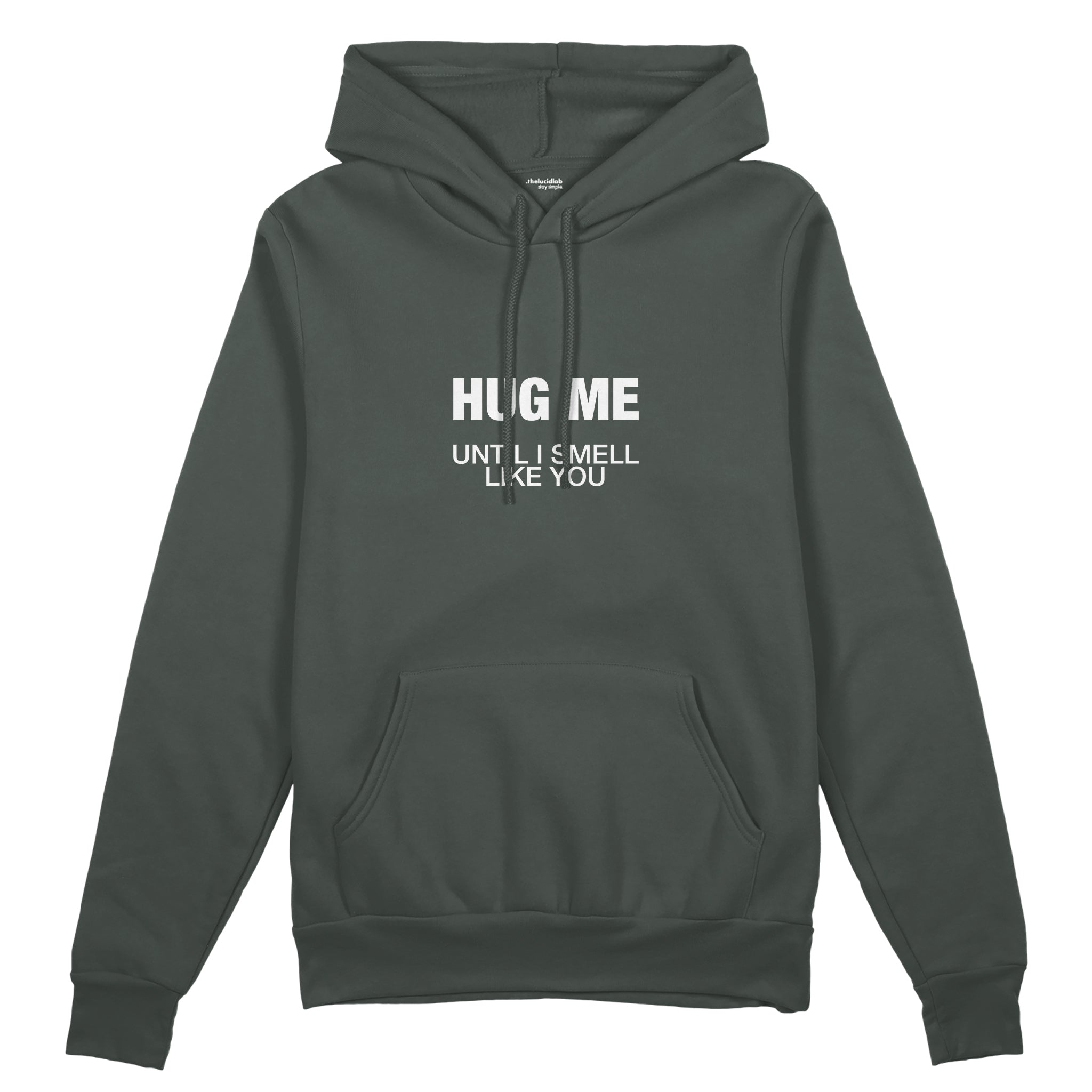 I Smell Like You Oversize Hoodie - Antrasit - ön görünüm