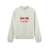 I Smell Like You Oversize Sweatshirt - Beyaz - ön görünüm