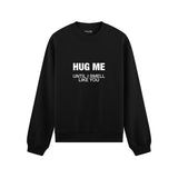 I Smell Like You Oversize Sweatshirt - Siyah - ön görünüm