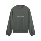 I Wanna Fuck You, You Already Know Oversize Sweatshirt - Antrasit - ön görünüm