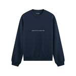 I Wanna Fuck You, You Already Know Oversize Sweatshirt - Lacivert - ön görünüm