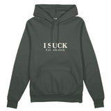If You Ask Nicely Oversize Hoodie - Antrasit - ön görünüm