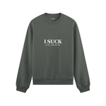 If You Ask Nicely Oversize Sweatshirt - Antrasit - ön görünüm