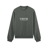 If You Ask Nicely Oversize Sweatshirt - Antrasit - ön görünüm