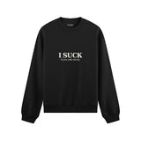 If You Ask Nicely Oversize Sweatshirt - Siyah - ön görünüm