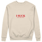 If You Ask Nicely Sweatshirt - Bej - ön görünüm